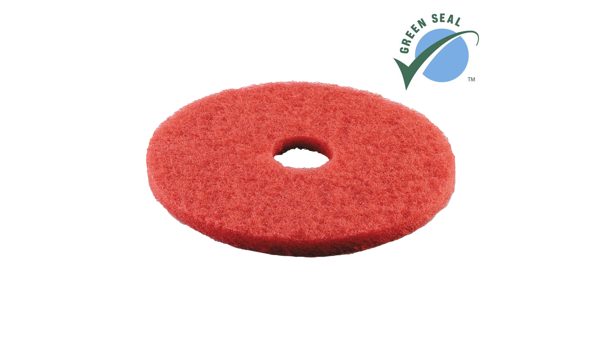 20″ Red Floor Buffing & Scrubbing Pads, Green Seal Certified- Case of 5 #SS-404420