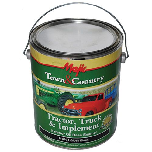 Gloss Black, Tractor Truck And Implement Enamel Paint, 1 Gal.