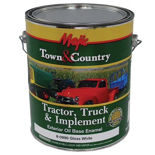 Tractor, Truck and Implement Paint, Gloss White, 1 Gallon