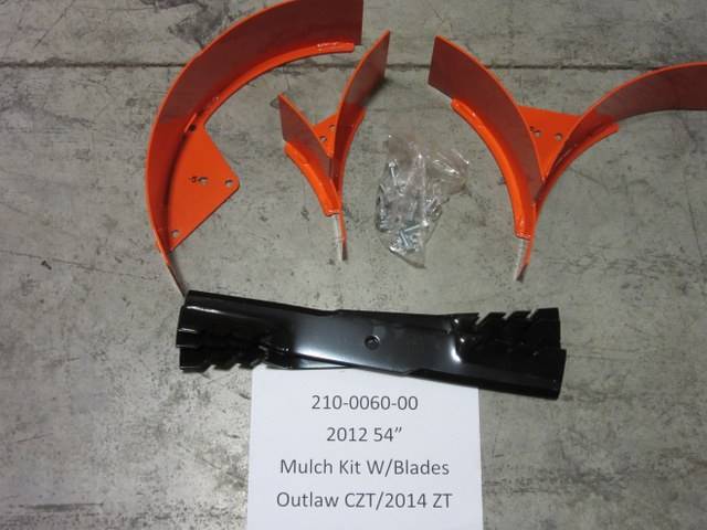 210-0060-00 - Bad Boy Mowers2012-2016 54" Mulch Kit w/blades Outlaw/CZT/14 ZT 210006000