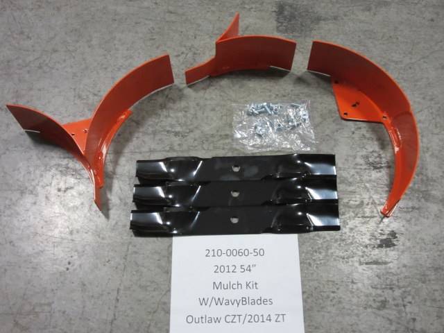 210-0060-50 - Bad Boy Mowers2012 & Now - 54" Mulch Kit w/ Wavy Blades 210006050