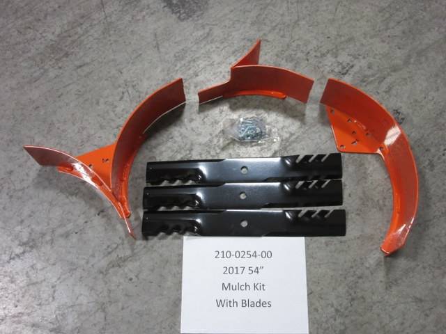210-0254-00 - Bad Boy Mowers 2017 and Up ZT / Maverick (HD) / R-series 54" Mulch Kit w/Wavy Blades 210025400