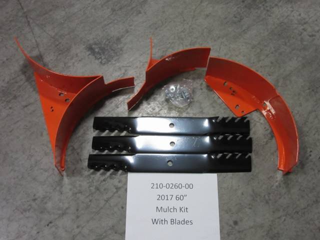 210-0260-00 - Bad Boy Mowers 2017 and Up ZT / Maverick (HD) 60" Mulch Kit w/Wavy Blades 210026000
