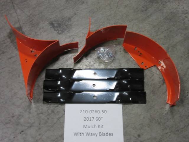 210-0260-50 - Bad Boy Mowers Mulching kit for 60" deck w/ Wavy Blades for 2017 and 2025 60" ZT / Maverick (HD) 210026050
