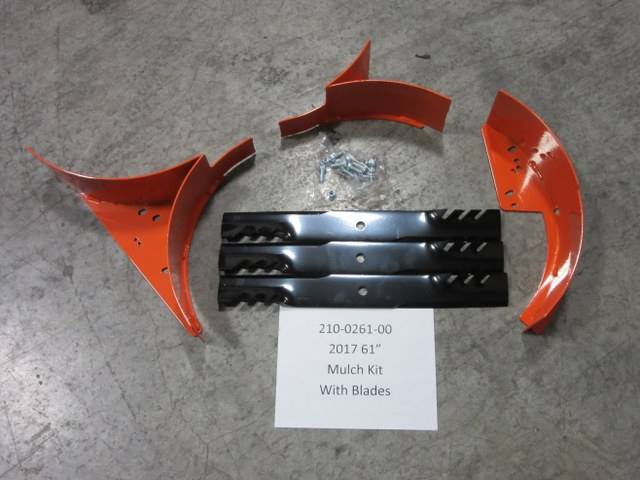 210-0261-00 - Bad Boy Mowers2017 andUP Outlaw / Extreme / XP 61" Mulch Kit w/Blades 210026100