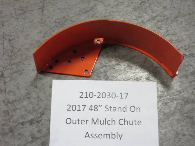 210-2030-17 - Bad Boy Mowers2017 48" Outer Mulch ChuteWelded Assembly 210203017