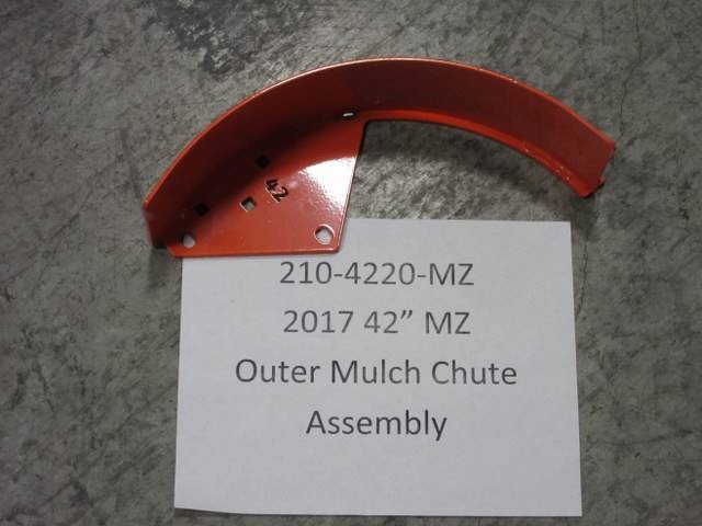 210-4220-MZ - Bad Boy Mowers2017 42" MZ Outer Mulch Chute Welded Assembly 2104220MZ