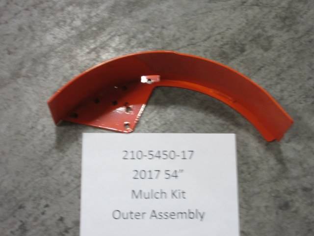 210-5450-17 - Bad Boy Mowers2017 54"Mulch Kit Outer Welded Assembly 210545017
