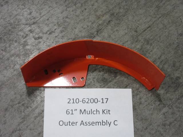 210-6200-17 - Bad Boy Mowers2017 61" Outer Mulch Kit C Welded Assembly 210620017