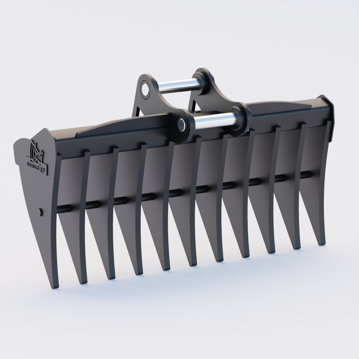 Doosan DX255LC-7 Excavator Land Clearance Rake - 84" Heavy Duty