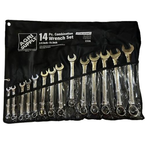 14-Piece Combination Wrench Set, SAE