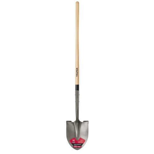 Truper 31207 Round Point Shovel with 48" wood handle