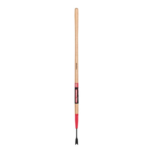 Truper 30306 38" Lawn Weeder with V-Notch Blade and Ash Wood Handle