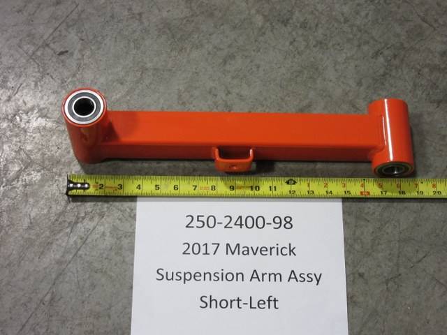 250-2400-98 - Bad Boy Mowers2017 Maverick Suspension Arm Assembly-Short-Left 250240098