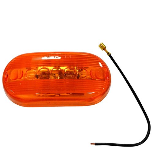 Amber Clearance Light or Side Marker Light, Oblong