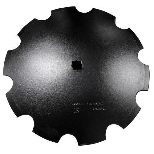 22" x 6MM Notched Disc Blade 1-1/8" X 1-1/4" SCH 2-1/2" CONC