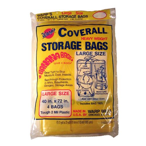 Warp's Heavy Weight Storage Bags 40" X 72" (4 PER PACK)