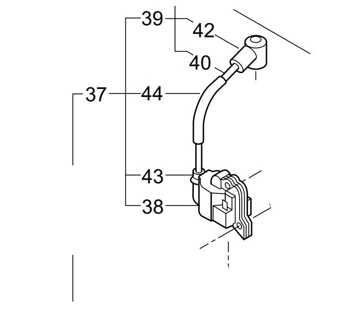 288516 NEW Genuine MARUYAMA Ignition Coil EH23DSL H23DR OEM