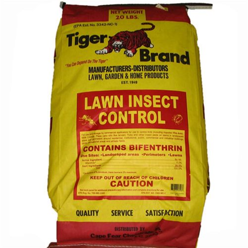 Lawn Insect Control, Tiger Brand, 20 Lb. Bag