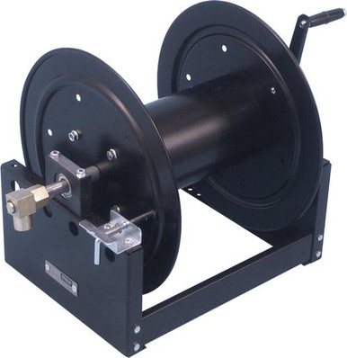 Titan Products 12" Powder Coated Manual Full Frame Hose Reel