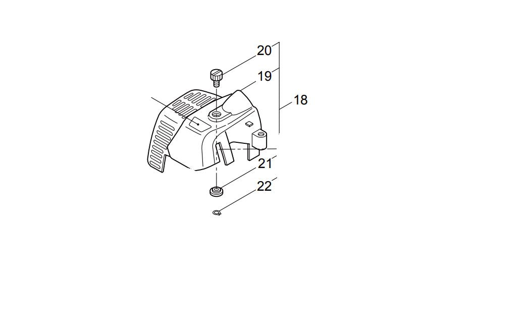 281742 NEW Genuine Maruyama Engine Cover B27 B30 BC2621 BC3031 MS0741 MS75 E30