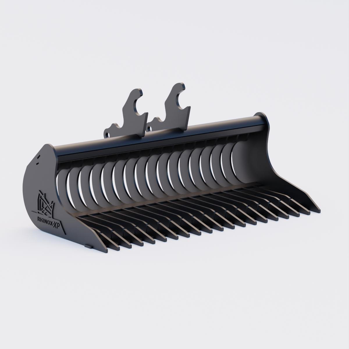 Kubota KX61-3 Quick Attach Rake Riddle Bucket 48" / 1200mm