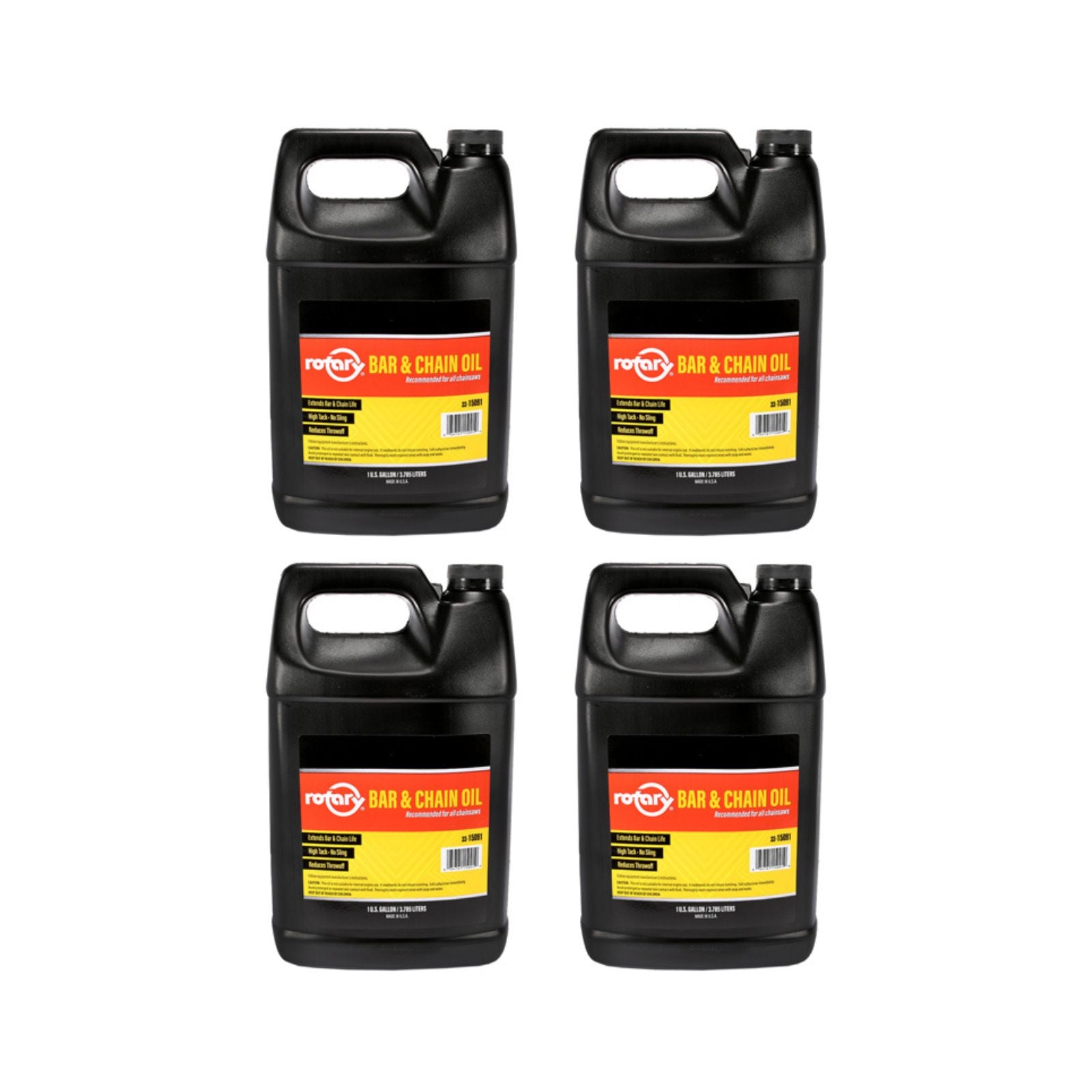 Rotary Bar & Chain Oil #15091 (4 Gallons Total) For Stihl, Echo & More