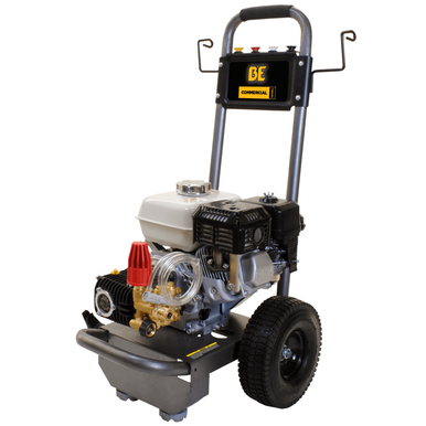 BE Pressure B3165HC Professional 3100 PSI 3.1 GPM (Gas-Cold Water) Pressure Washer w/ Comet Pump & Honda GX200 Engine
