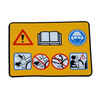 OEM Husqvarna 365, 372 XP, 288 XP Warning Label Decal