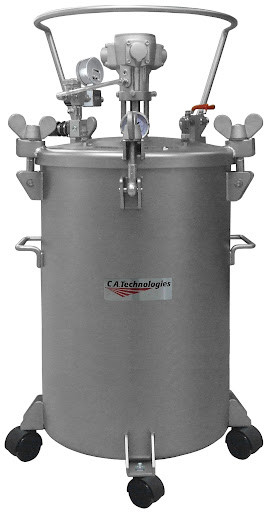 CA Technologies 51-704 Pressure Pot, 15 Gallon, Agitator, 2 Regulators
