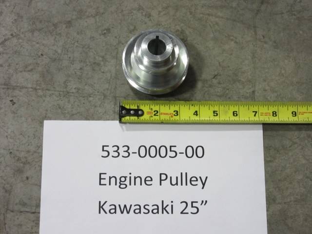 533-0005-00 - Bad Boy MowersEng. Pulley, KAW 25" for Push Mower 533000500