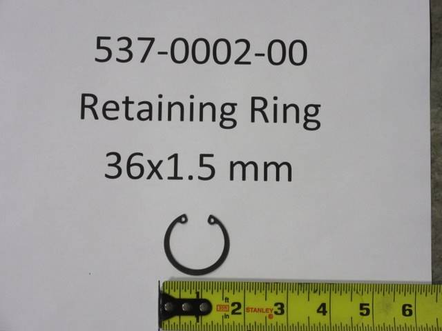 537-0002-00 - Bad Boy MowersRetaining Ring, 36x1.5 for Push Mower 537000200