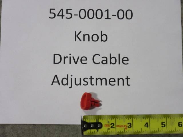 545-0001-00 - Bad Boy MowersKnob, Drive Cable Adjustment for Push Mower 545000100