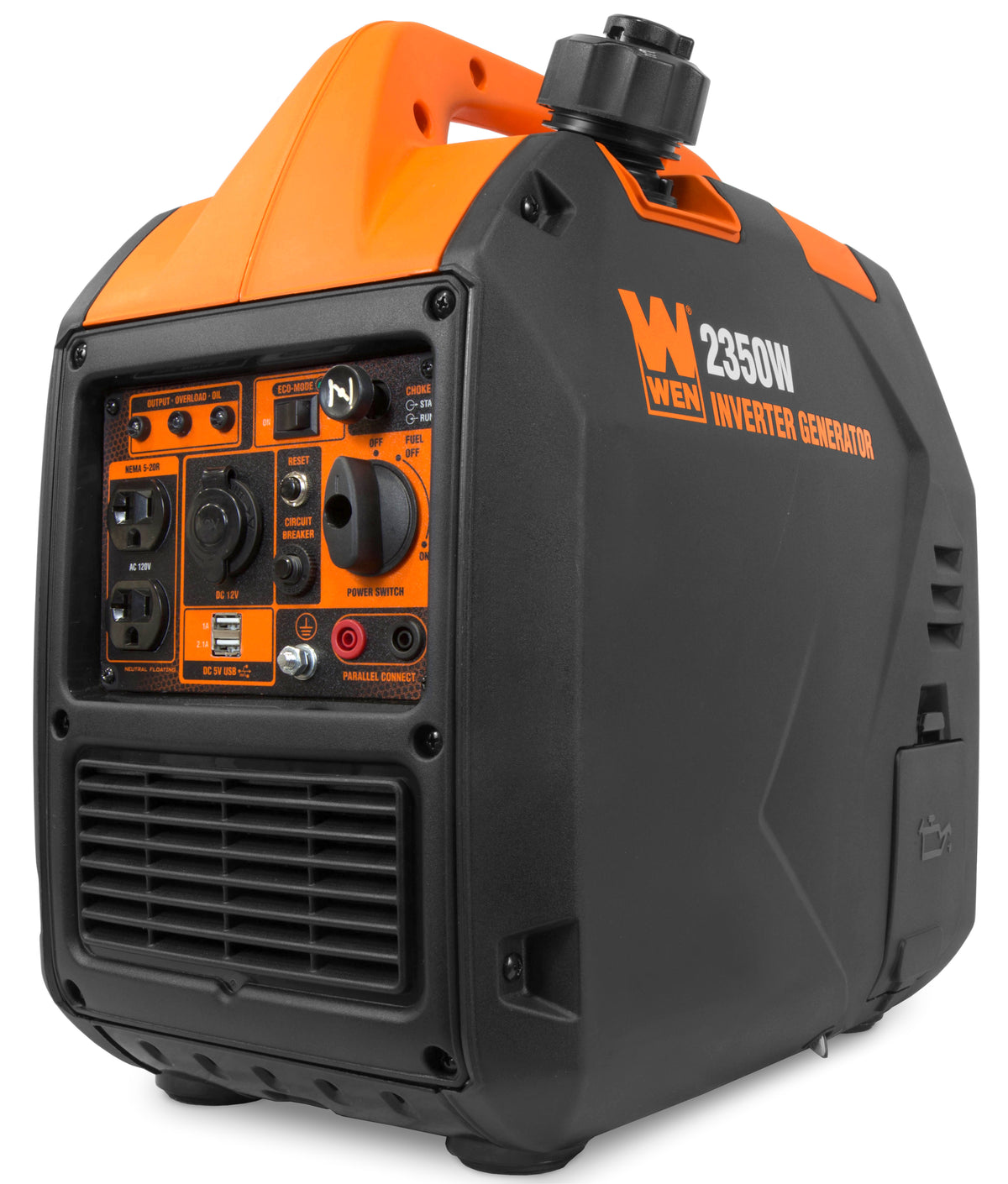 WEN R56235i Super Quiet 2350-Watt Portable Inverter Generator with Fuel Shut Off, Ultra Lightweight (Manufacturer Refurbished)