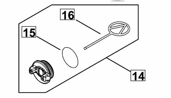 P100004891 Genuine Echo Fuel Cap ASSY P100004890 cs-4510 cs-620p csg-7410