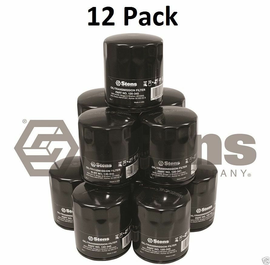 120-970 (12PK) Stens 120-345 Oil Filters NHC 264-8545 Rotary 5909 Napa 1348