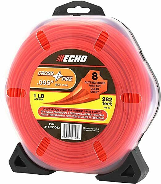 311095063 Echo 1 Pound .095 Crossfire Trimmer String (Size .095 - 282 Ft.)