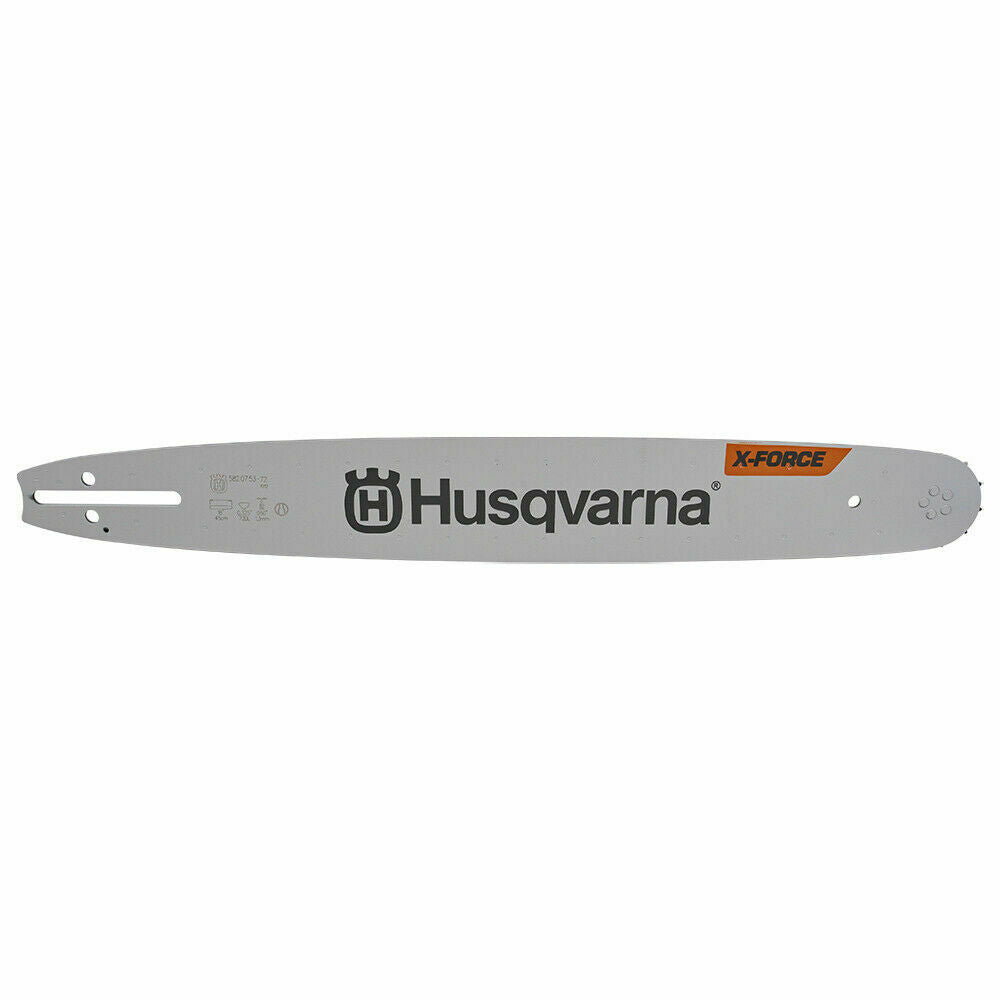 596199772 Husqvarna 18" X-Force Chainsaw Bar .325" Pitch .050" 72DL 585943272
