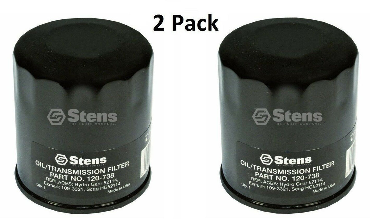 120-738 (2pk) Transmission Filter Rotary 12374 NHC 264-8738 Exmark 109-3321