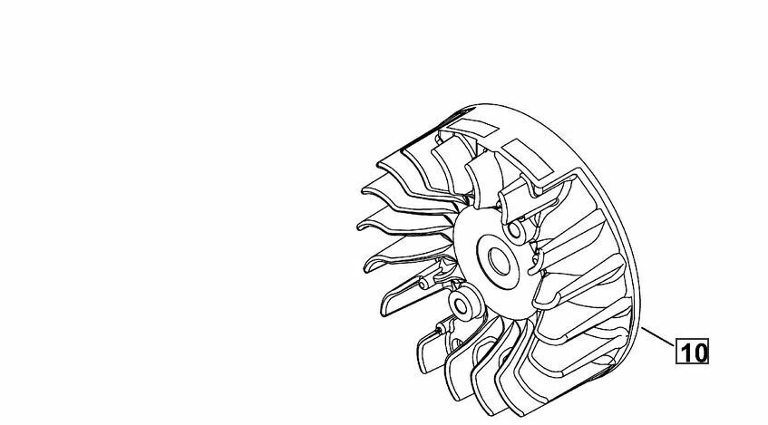 A409001330 Genuine Echo OEM Flywheel cs-4510 cs4510