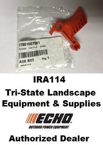 17801007561 Echo Throttle Trigger 17801007560 PB-413, PB-4600, PB-500T, PB-601