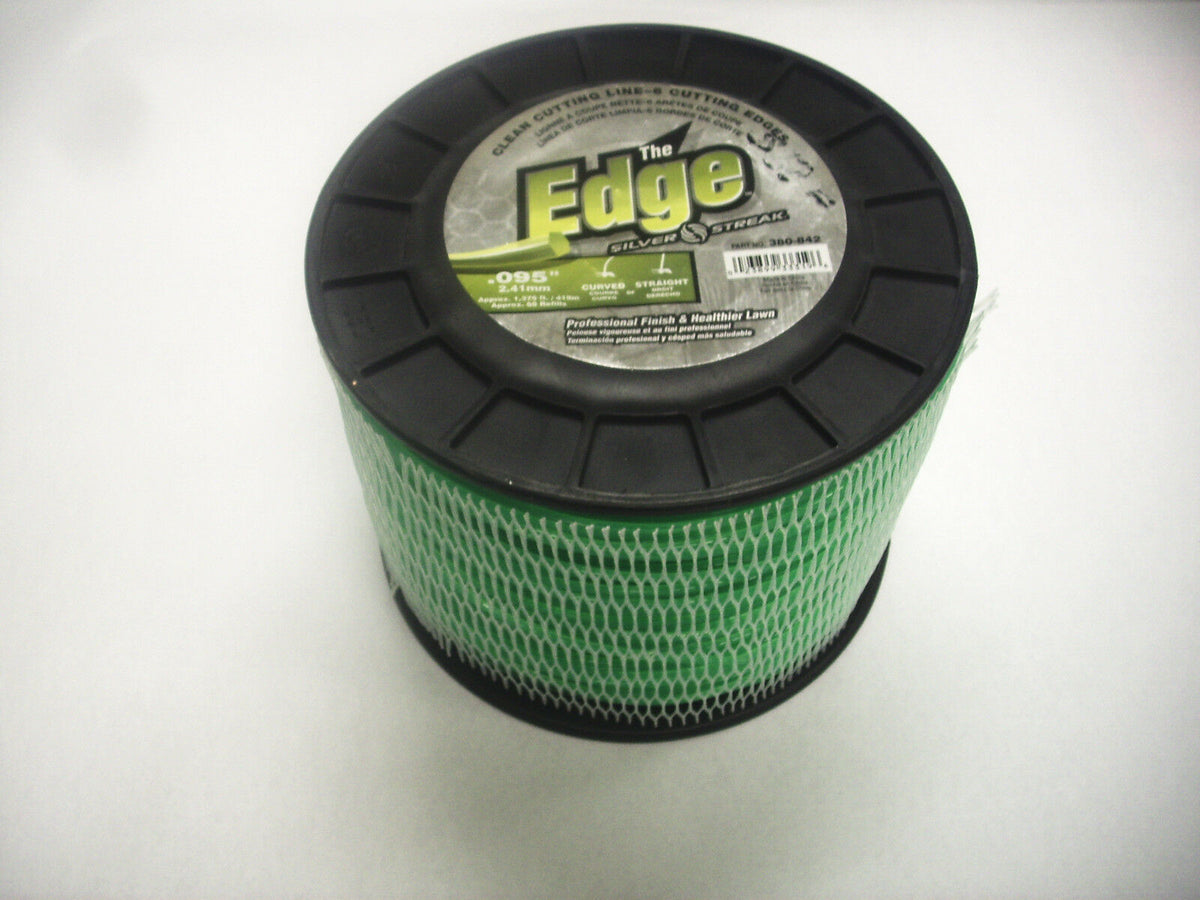380-842 Edge .095 Trimmer Line STENS Silver Streak 5lb Spool (1375ft)