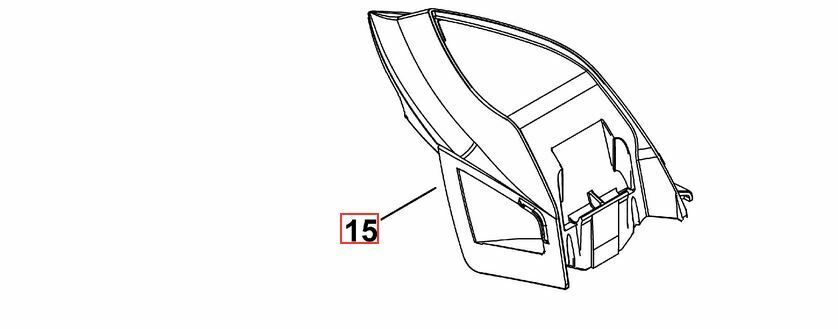 A232001940 Genuine Echo COVER, AIR FILTER cs-4510 cs4510