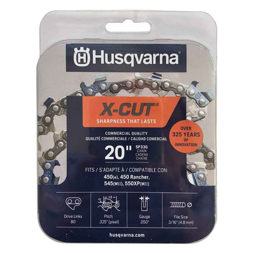 581643604 20 Chn Sp33G .325 050 80Dl Cs Husqvarna Genuine OEM Part - SUPERSEDED FROM 531309680