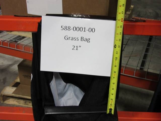 588-0001-00 - Bad Boy Mowers21" GRS Bag HGH VNT SFT BTM for Push Mower 588000100
