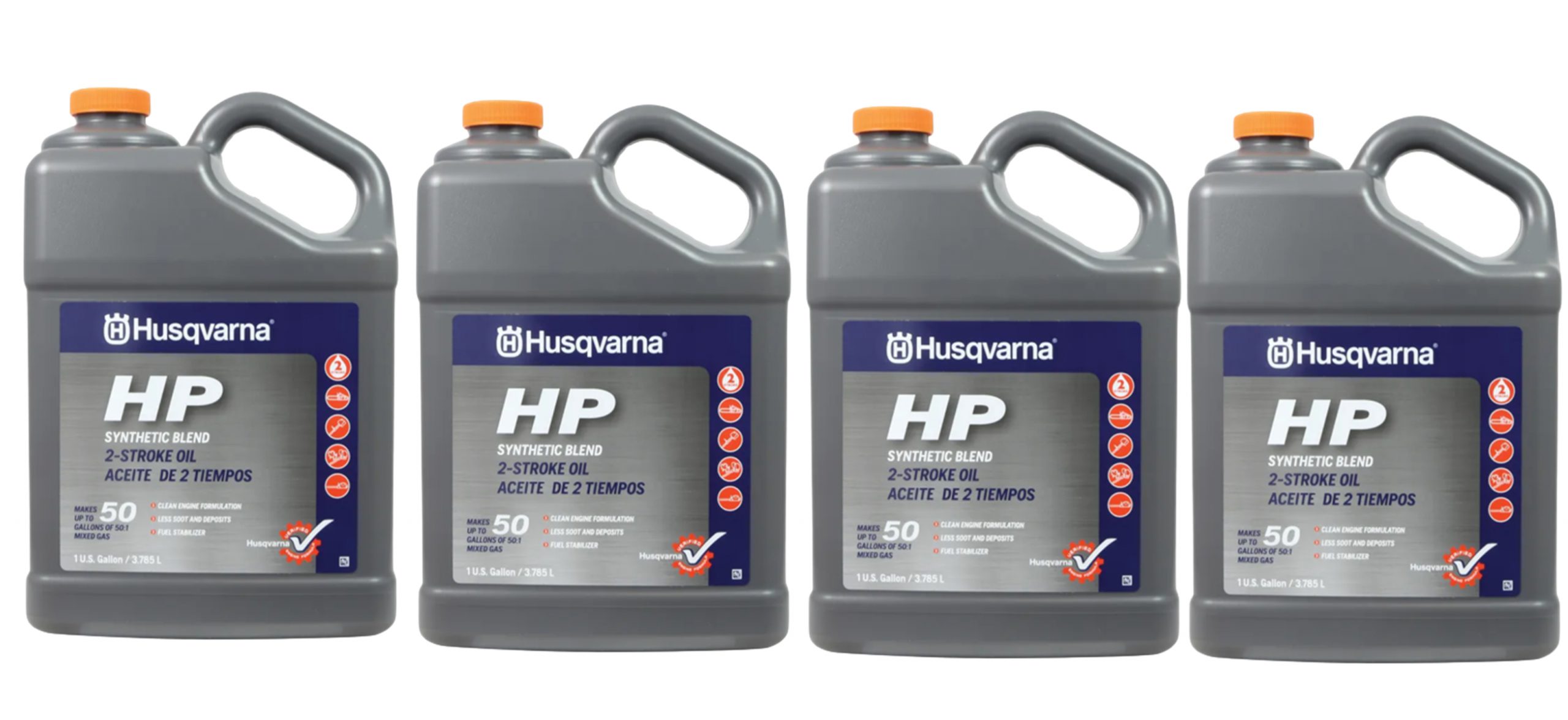 Husqvarna HP 2-Stroke Oil 1-Gallon Case/4 #593152605