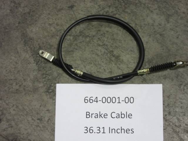 664-0001-00 Bad Boy Mowers MTV (Utility Vehicle) Brake Cable - 36.31 inches - 664000100