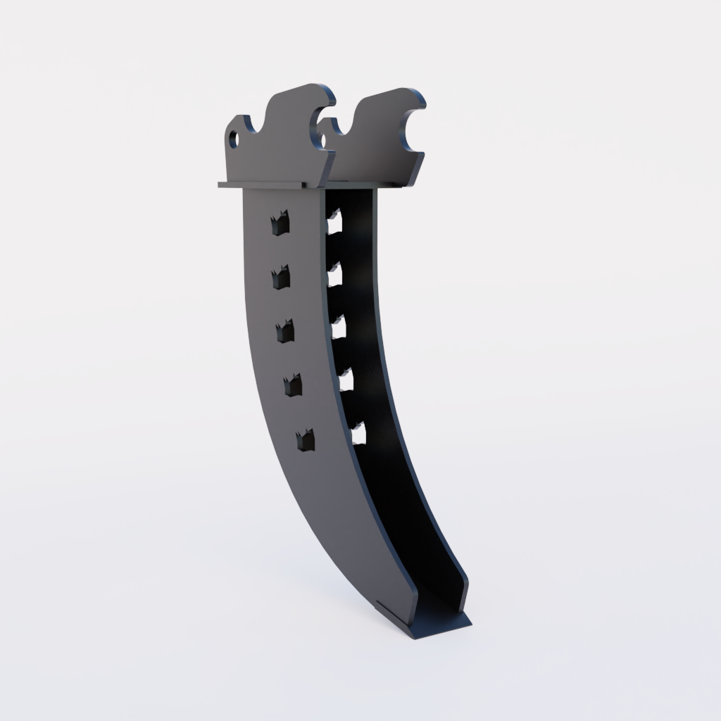 Kubota KX057-5 Quick Attach Micro Trenching Bucket - 6" Wide, 40"/1000mm Depth