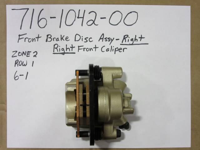 716-1042-00 Bad Boy Mowers MTV (Utility Vehicle) Front Brake Disc Assy-Right 716104200