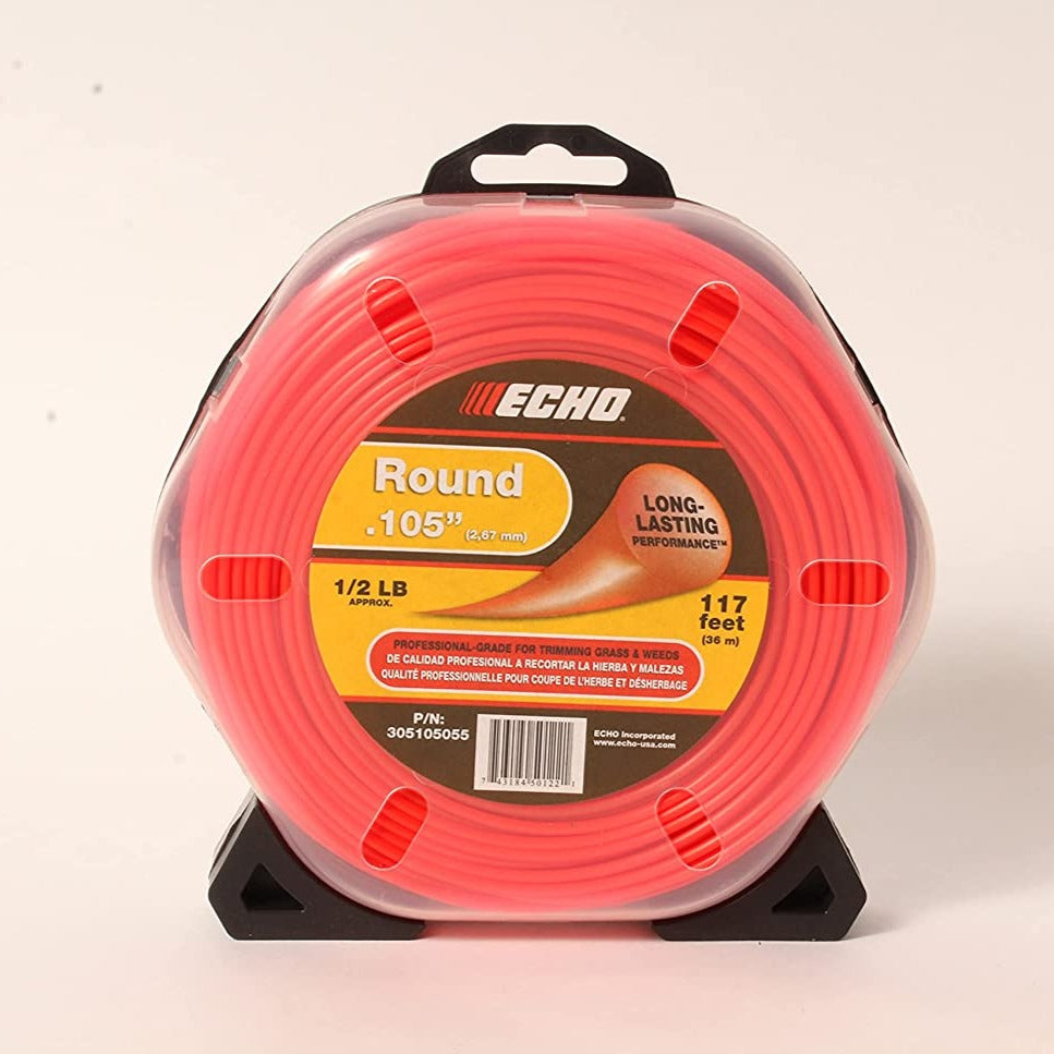 Echo Round .105 Trimmer line 1/2-Pound Donut (117 Feet) 305105055